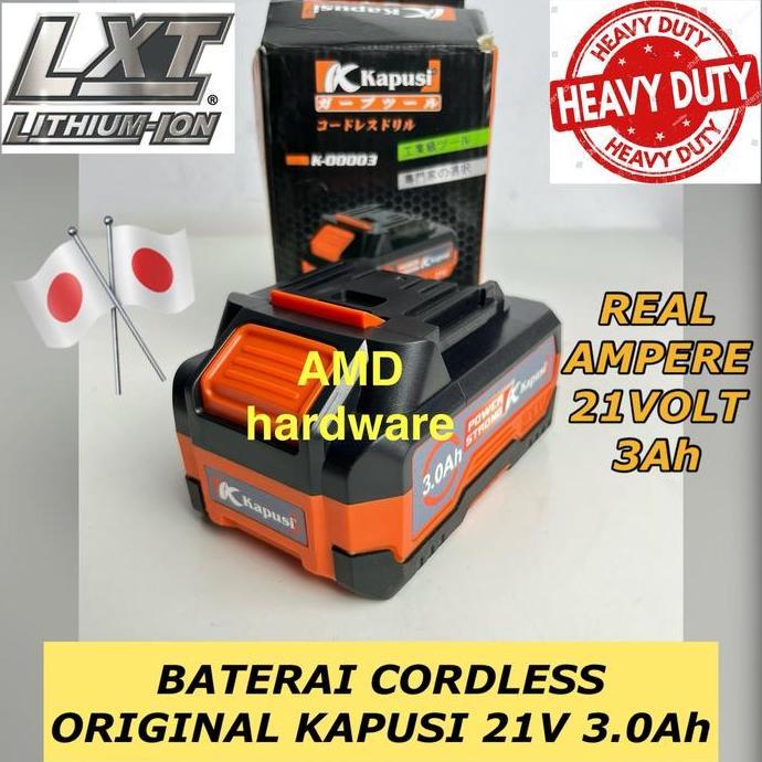 Supertool- Nagawa Baterai Battery Bor Cordless Impact Wrench Socket 21V - 21 Volt