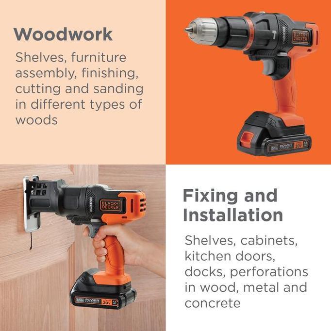 Supertool- Black+Decker Multi Evo 6 Heads Kit (Evo185K6-B1)