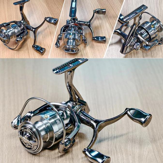 Sougayilang [COD] Reel Pancing Metal Power Handle Two-Way 12+1BB Max Drag 22LB Katrol Kerekan Alat P