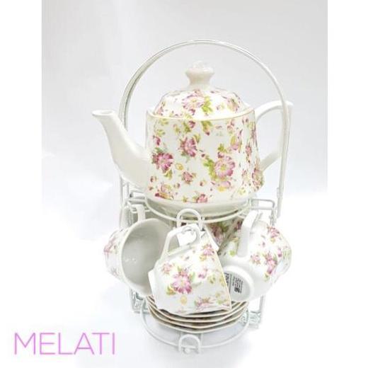 Bestone- Tea set Vicenza C78N / Perangkat cangkir minum teko Vicenza