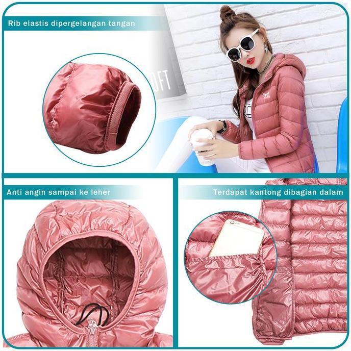 Mouting- Elfs Active Puffin Down Hoodie - Jaket Bulu Angsa Wanita Ultralight Ul Outdoor