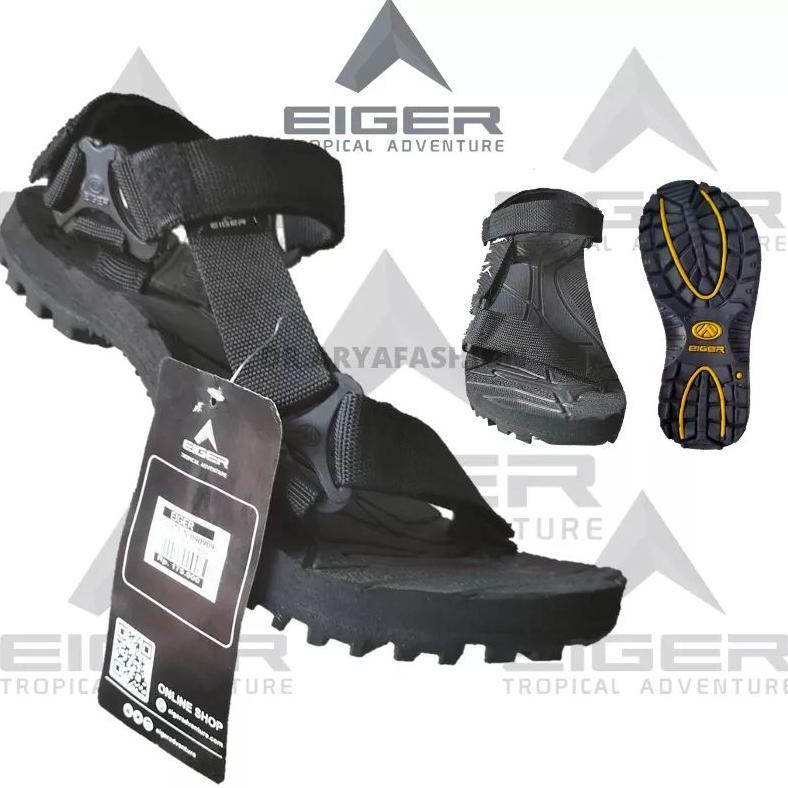 HOT E I G E R ORIGINAL 100% - Sandal Gunung Pria Wanita Model Tali Bangkol Outdoor Hiking Terbaru