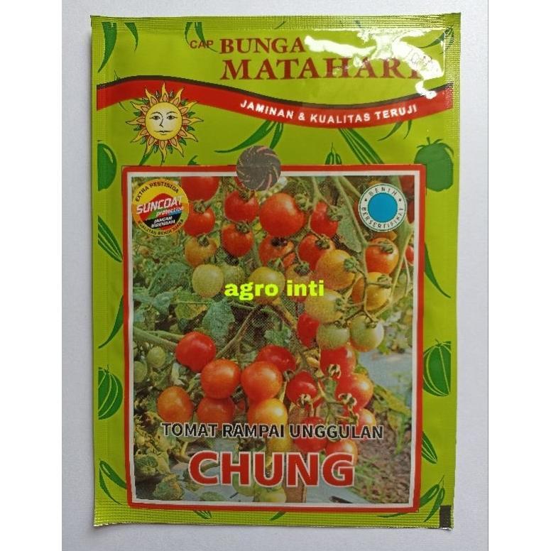 Benih tomat rampai CHUNG isi 10gr cap Bunga Matahari