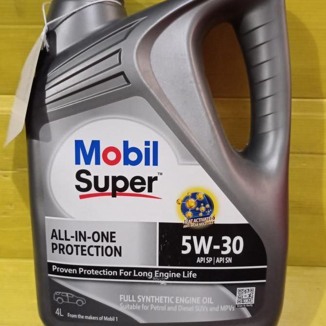 oli mobil super 2000 SAE 5W-30 kemasan 4 liter