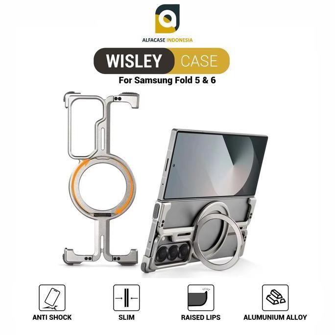NEW [New Arrival] ALFACASE Casing Untuk Samsung Z Fold 5 6 - Wisley Case- Casing Untuk Samsung Z Fol