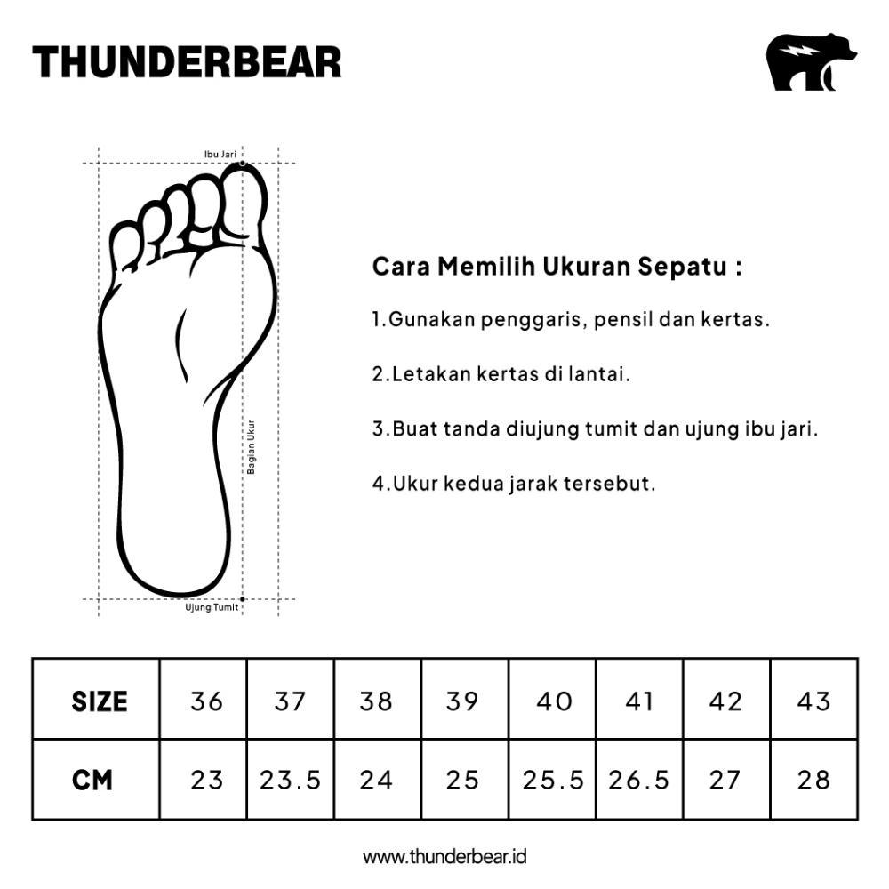 BESTPROMO Thunderbear - Voltaire BW Sepatu Slip On Pria Lokal | Buat Nongkrong & Kuliah