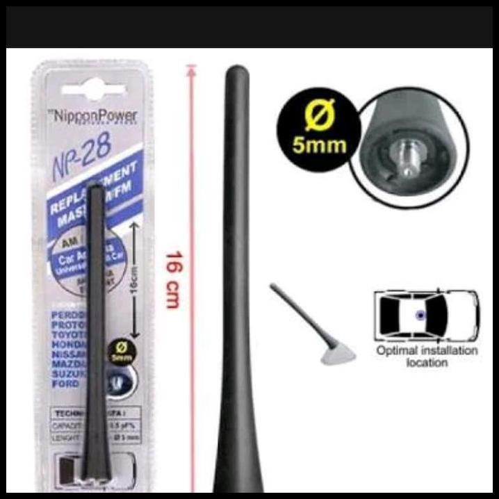 DISKON ANTENA RADIO FM AM PEUGEOT 206 306 406 806 PARTNER CITROEN