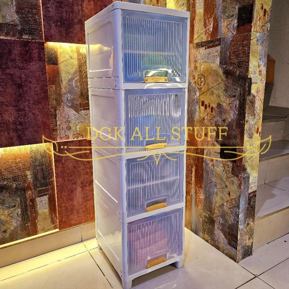 Diskont Lemari Laci Kabinet Container Kontainer Rak Kotak Penyimpanan Susun Tumpuk Satu 1 Baris Pint