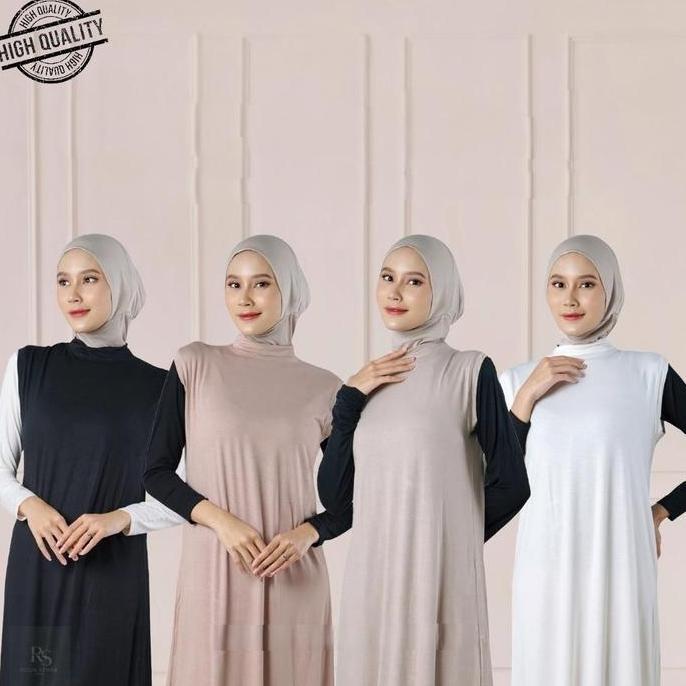 DV224 - Inner Gamis Buntung Tanpa Lengan Manset Gamis Kaftan