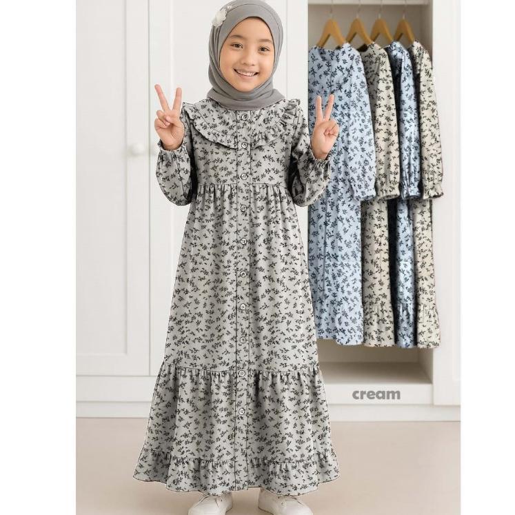 FREE ONGKIR DIAS / GAMIS ANAK PEREMPUAN GAMIS MIX RUMBAI (NON HIJAB) DRESS  GAMIS BUNGA TERBARU