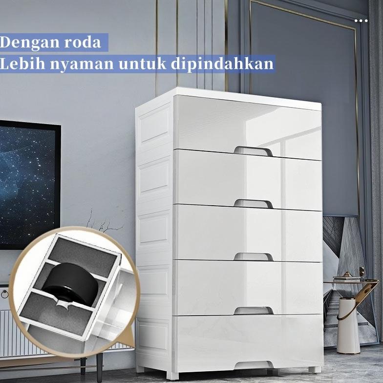 Flash Sale Kabinet Drawer Storage Cabinet Ukuran Jumbo  Lemari Pakaian Laci Plastik Kabinet Drawer S