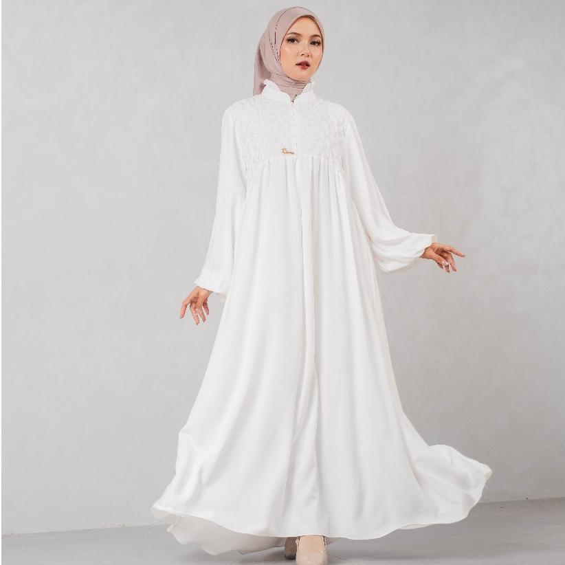 FREE ONGKIR ELJASMINE - JEENA SERIES GAMIS SYARI KOREA STYLE PREMIUM TERBARU 2025 (BUSUI & WUDHU FRI