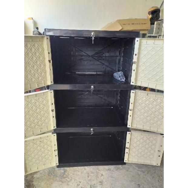 Termurah !! Lemari Plastik  Jumbo 3 Susun