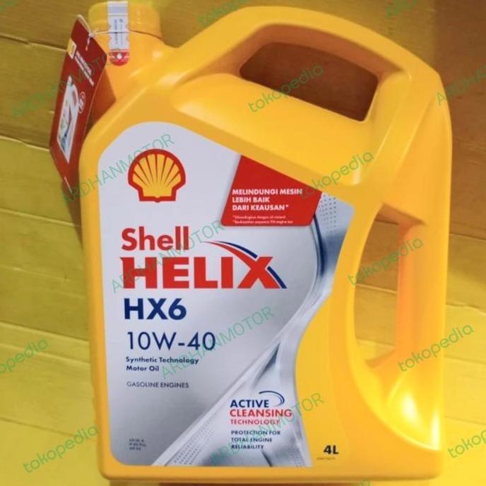 SHELL HELIX Hx6 10w- 40  4LITER || ORIGINAL