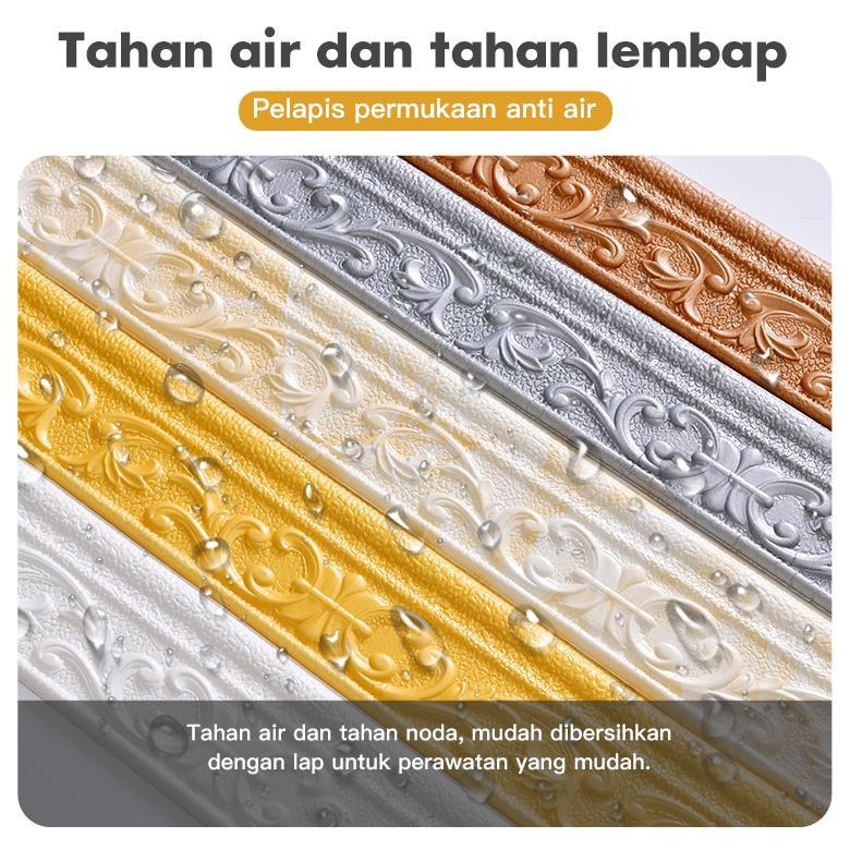 Flash Sale Wallpaper List Foam Stiker Dinding / Wall Border List 3D Foam 8Cm & 5Cm 2.3M /List Walpap
