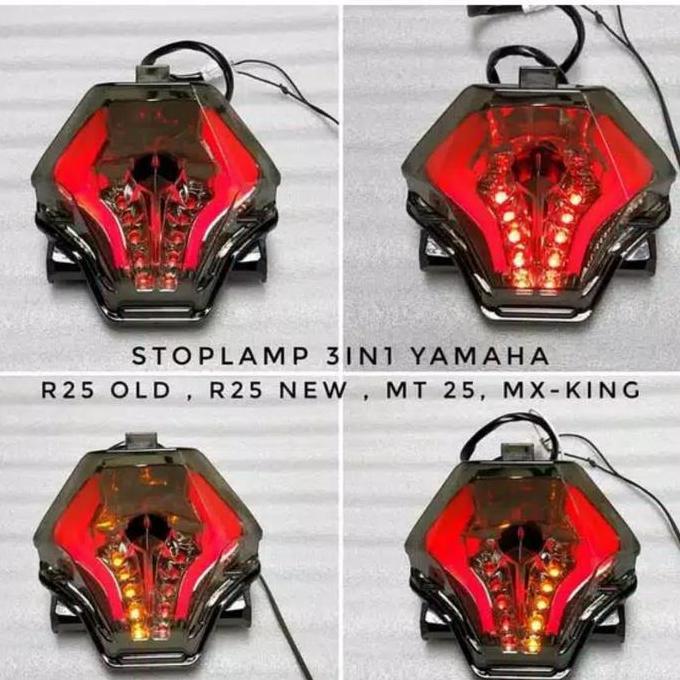 SIENOBIE Stoplamp Led 3in1 Yamaha Mx king 150 , Mt25 , Y15ZR , R25 OLD NEW