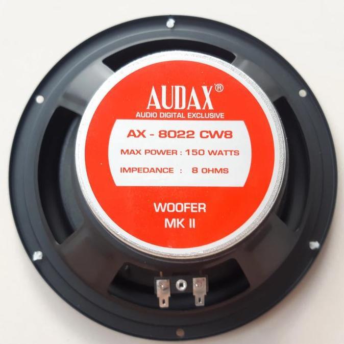 promo Original AUDAX 8022 SPEAKER 8 INCH WOOFER AUDAX AX 8022 CW8 150watt