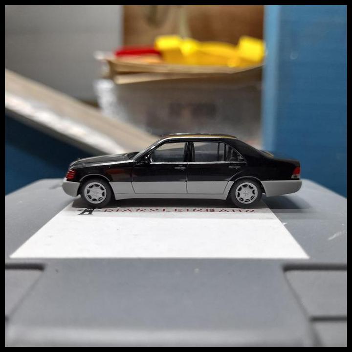 TERLARIS HERPA SKALA 1:87 - HERPA MERCEDES BENZ 600SEL HITAM (HH16)