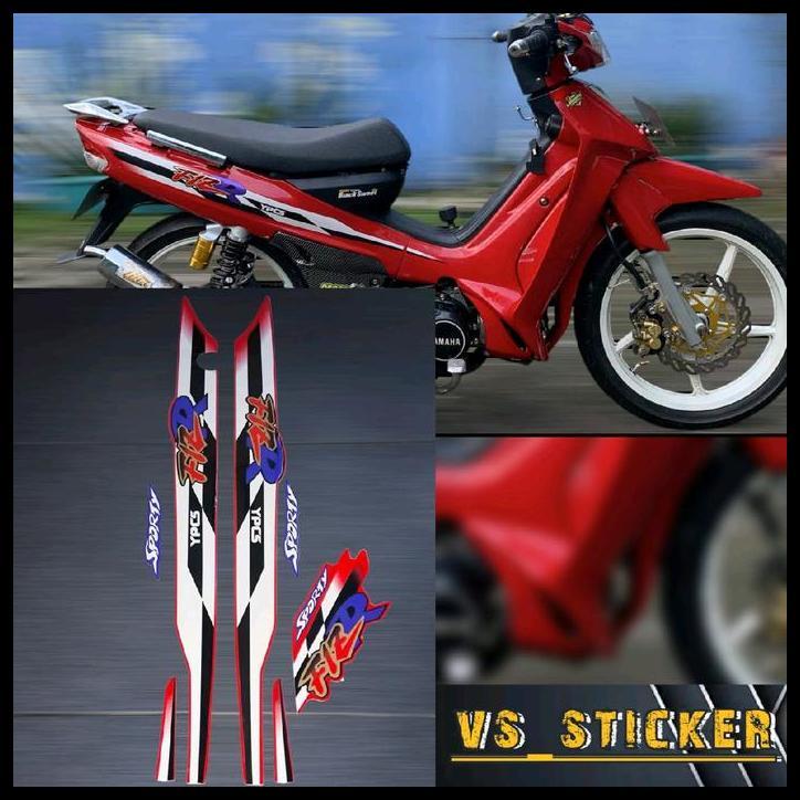 TERLARIS STRIPING STICKER LIST STANDART MOTOR FIZR FIZ R SPORTY 1995 1996 MOTORCYCLE AKSESORIS KENDA