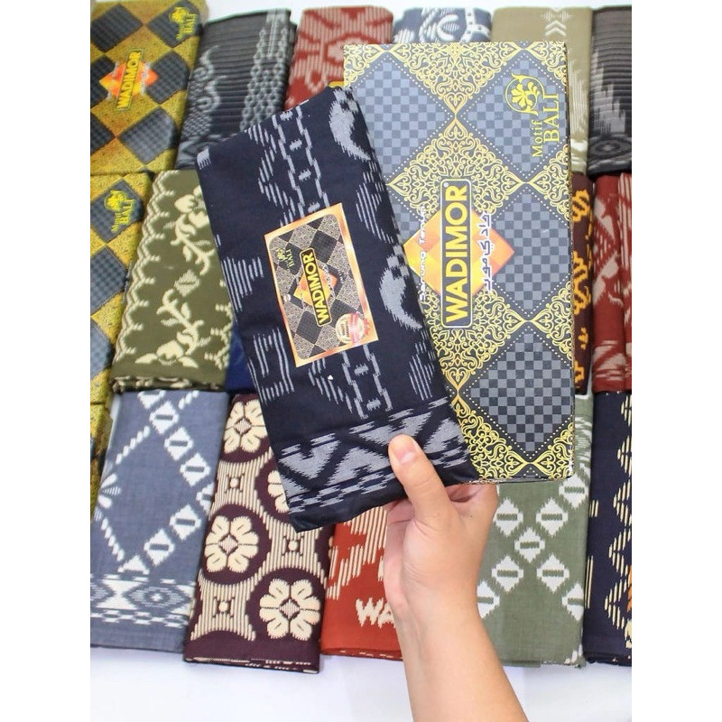 Sarung wadimor motif bali wadimor kembang wadimor tenun wadimor sonket