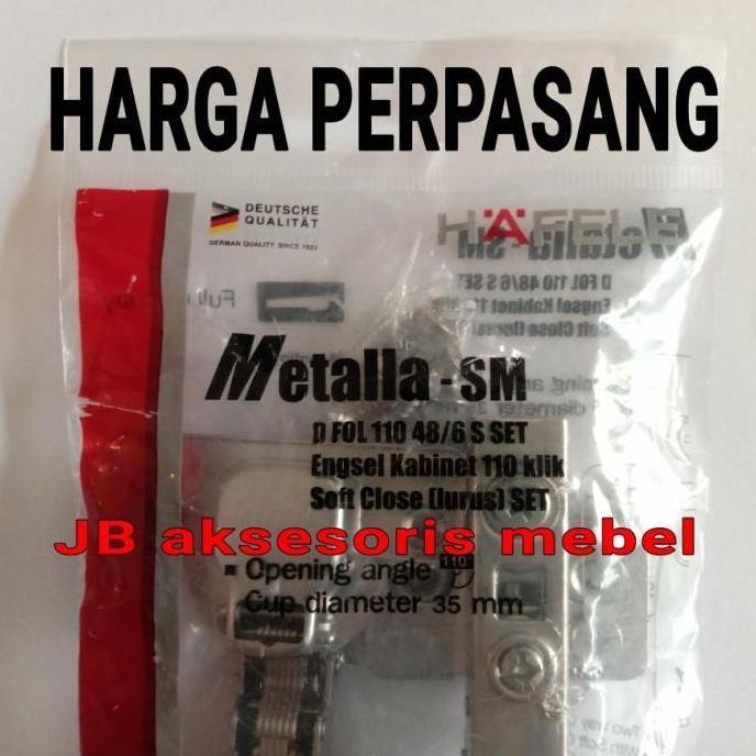 ENGSEL SENDOK HIDROLIS LURUS HAFELE / ENGSEL PINTU LEMARI SLOW MOTION