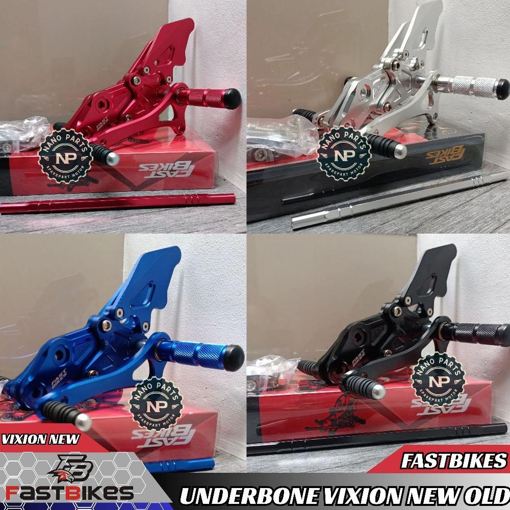 Underbone Ukir Vixion New Old NVL Full Set Plus Footstep Full CNC Fastbikes Tinggal Pasang