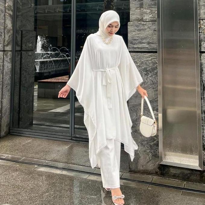 ZoraWear - Ayana Tunica Kaftan Atasan Wanita Muslim Gamis Panjang NS