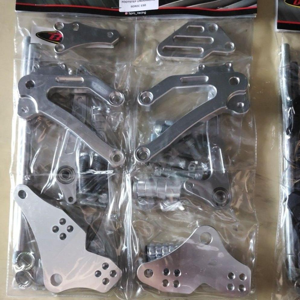 bpro racing footstep underbone sonic 150 honda GTR ub sonic150/gtr hitam black