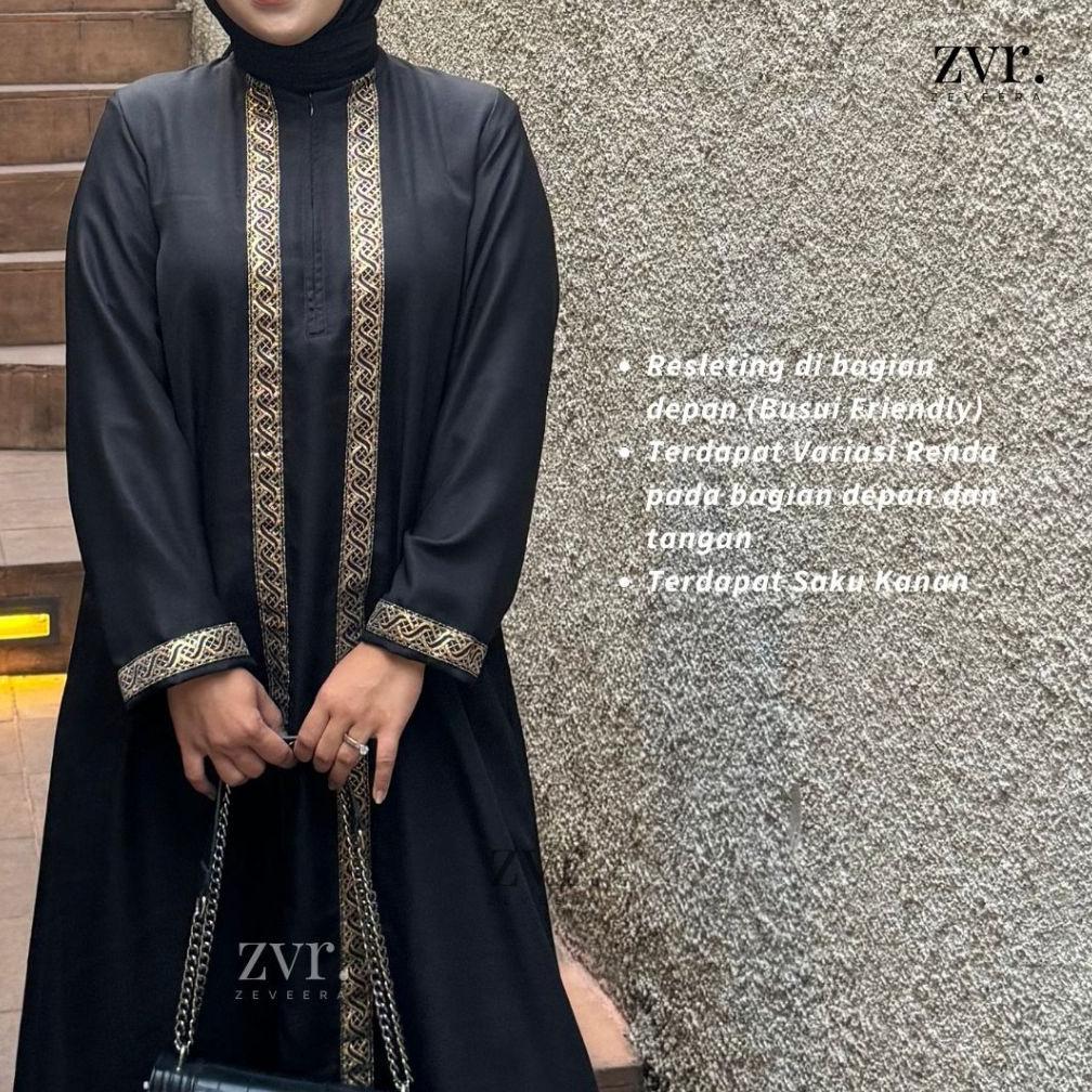 Grosir Zeveera Medina Abaya Black All Series | Dress Gamis Syari Umroh Shakila Premium