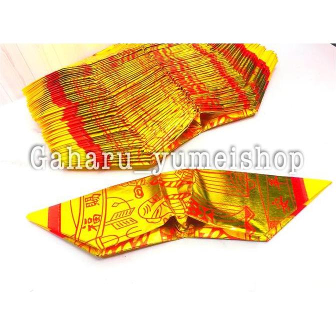 Lansungkirim- Tuakim Lipat Model Yen Bao Kertas Super Emas Besar
