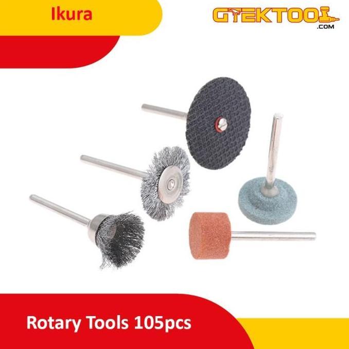 ikura Mata Bor Tuner Hobby Craft Mini Grinder Rotary Tool Set 105pcs