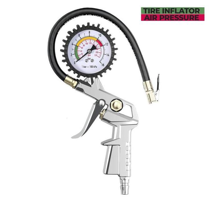 goblike_store - allefix alat ukur tekanan ban pengukur tekanan udara ban mobil truk inflator - 6624