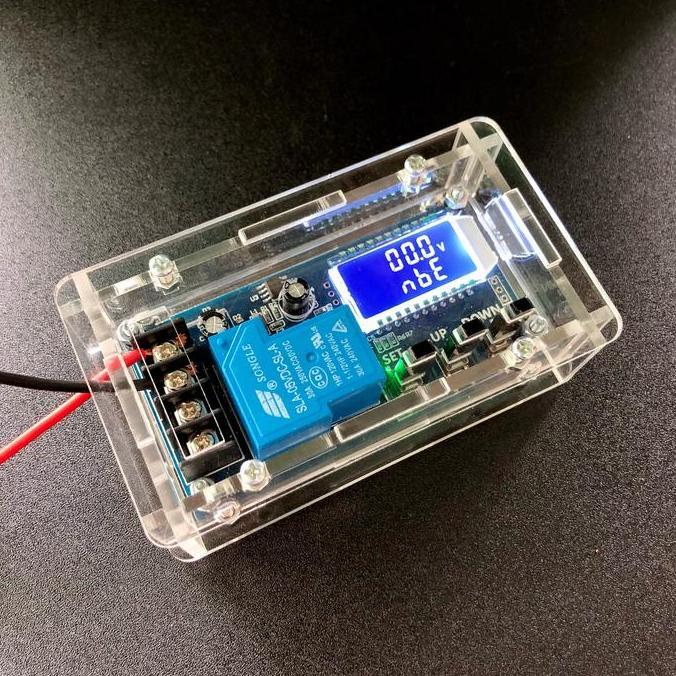 Modul Charger Aki Digital LCD Display Otomatis Cut Off 30A