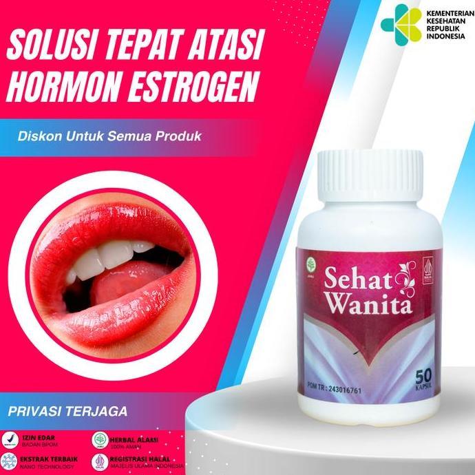Feminin- Sehat Wanita Untuk Hormon Estrogen ( Pengaktif Hormon Kewanitaan ) Dengan Aman Dan Halal Bp