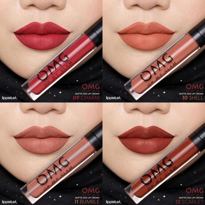 Lipen- Omg Oh My Glam Matte Kiss Lip Cream/Omg Coffee Edition Lip Cream