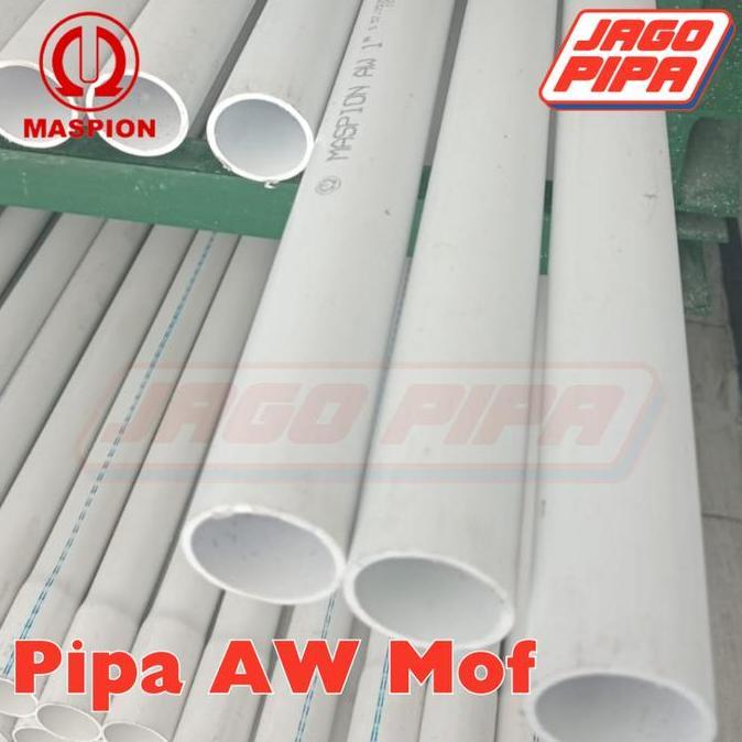 Maspion Pipa AW 2 Inch Putih MOF PVC 4 Meter Paralon 2" PUTIH