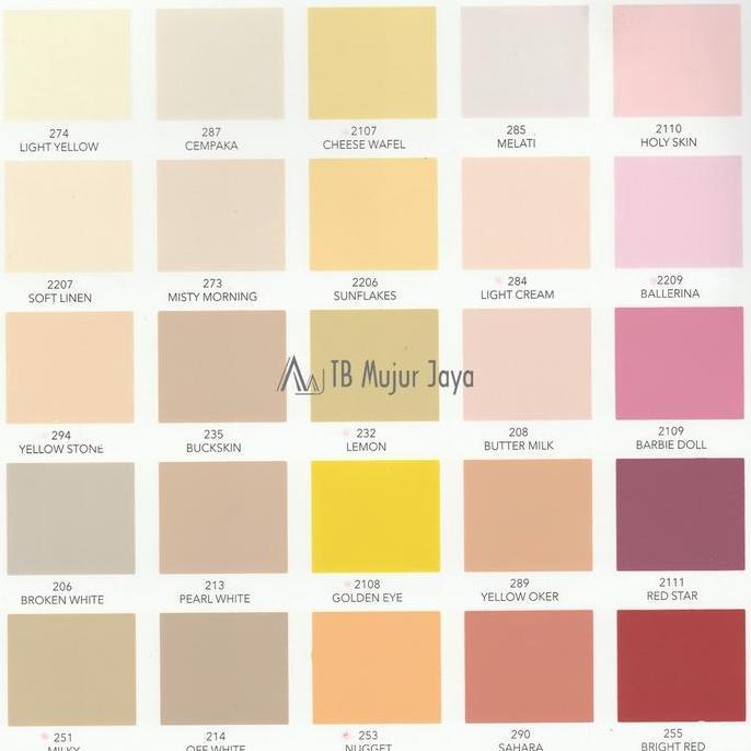 Decolith Cat Tembok 1 Kg READY SEMUA WARNA KECUALI 2 yang tertulis di deskripsi