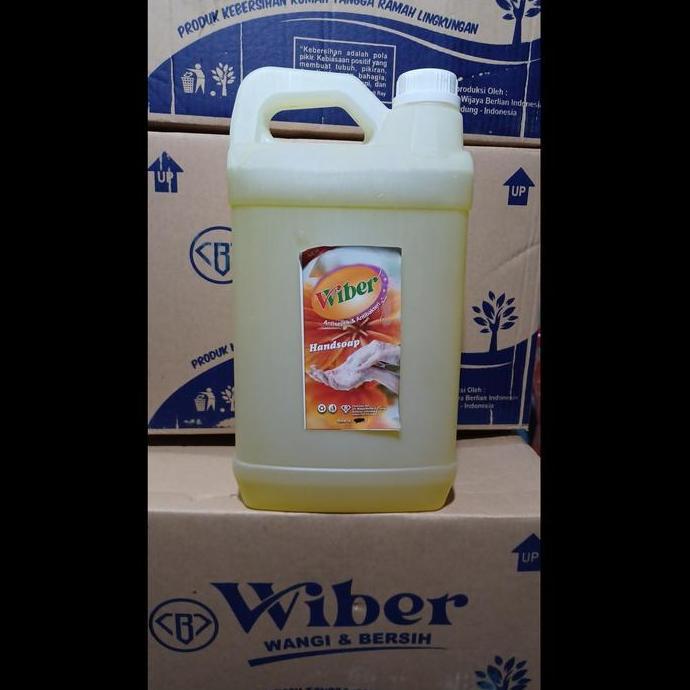 Hayuco- Handosap Sabun Cuci Tangan Handwash Wiber Ijin Edar Resmi 5 Liter