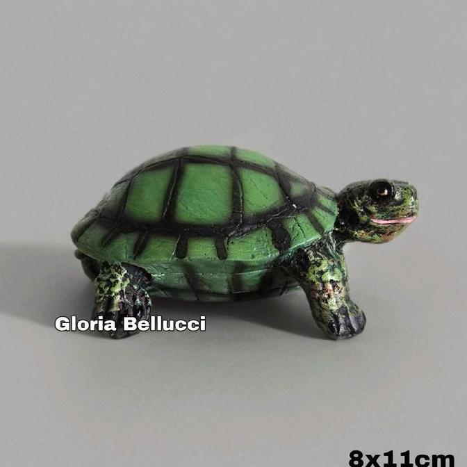 Promo patung kura kura brazil pajangan kura2 brasil turtle Diskon
