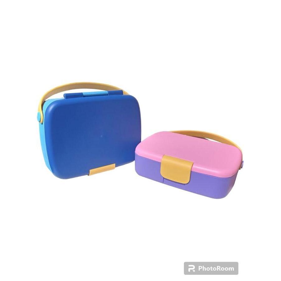Yxwrg- Bento Lunch Box Mirip Munchkin/Kotak Makan Bento Sekat Anti Tumpah