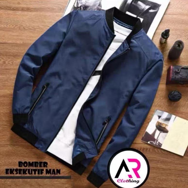 Recommended Jaket Pria / Jaket Bomber Polos Pria/ Jaket Bomber Polos Pria Terbaru