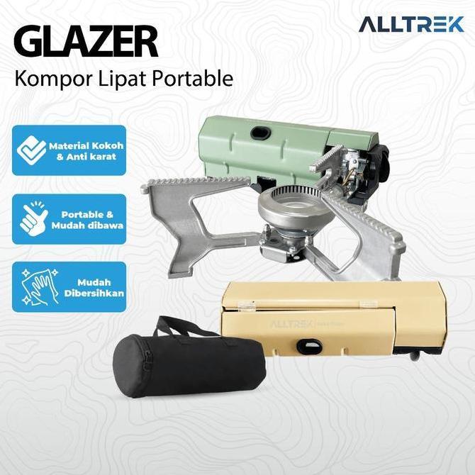 Terlaris Alltrek Kompor Lipat Glazer Gas Stove Portable Fire Boiler