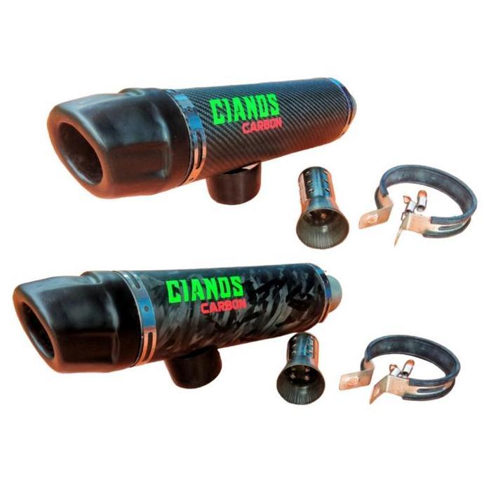 Terlaris Knalpot Yamaha Mx King Cianos Fortalt Carbon Kevlar Forged