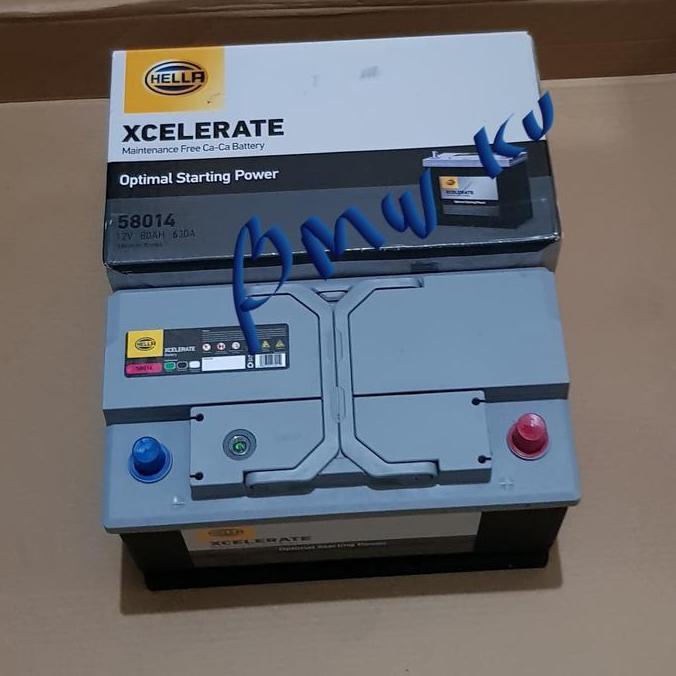 Terlaris Aki Kering Hella 80 Ah