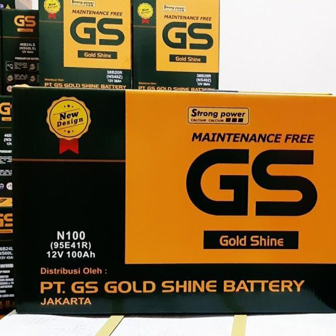 Terlaris Aki Genset/ Aki Colt/ Gs Gold Shine Mf N100/ 12V 100Ah Car Truck