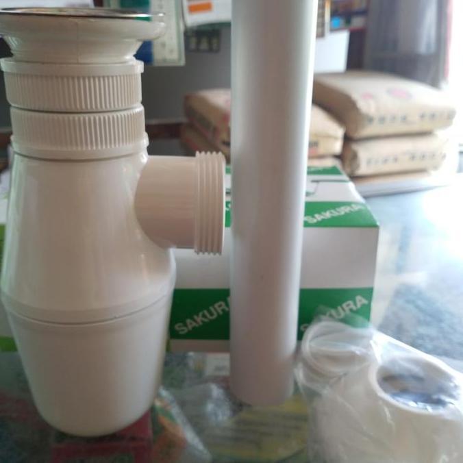 sifon wastafel sakura plastik