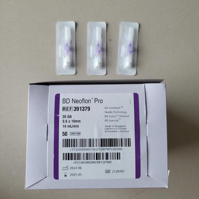 Venflon 26GA 0.6 x 19mm "BD Neoflon"