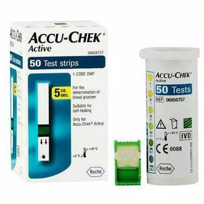 Strip Isi Ulang Gula Darah / Strip Gula Darah Accu-Chek Active Accu C