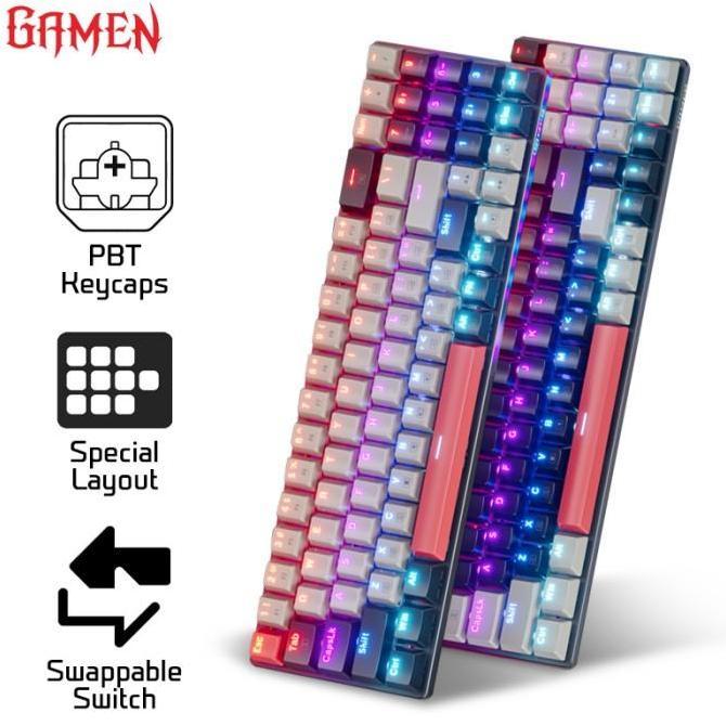 Saveyou- Gamen Titan Elite Mechanical Pluggable Switch Gaming Keyboard Wiredrgb
