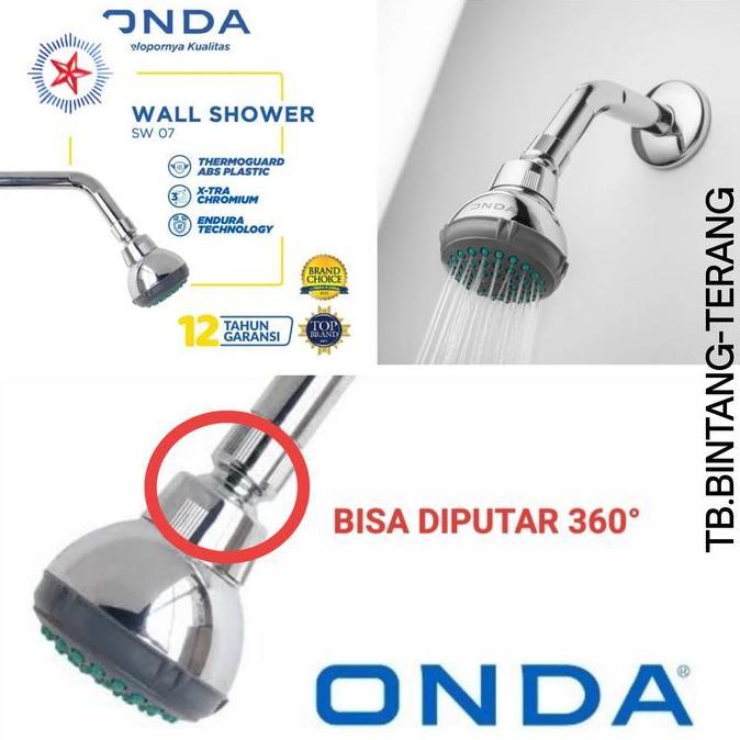 KEPALA SHOWER DINDING TANAM HEAD SHOWER SET WALL